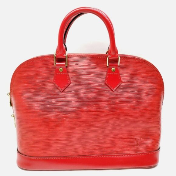 LOUIS VUITTON Epi Alma PM Castillan Red - Picture 1 of 9